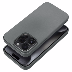 METALLIC dėklas telefonui IPHONE 15 Pro pilkas