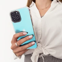 Aurora Case dėklas telefonui iPhone 13 Pro Max gelinis neoninis mėlynas