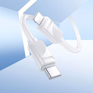 Kabelis USB C į Lightning Hoco PD 27W 1 m X114 baltas