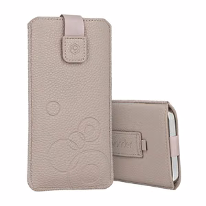 WONDER Deko Pouch Case (Size M) for Iphone 5/Nokia 215 4G/225/5310 2020 cappuccino