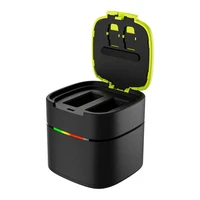 TELESIN greito įkrovimo dėžutė +2 baterijos GoPro Hero 9/10/11/12 GP-FCK-B11