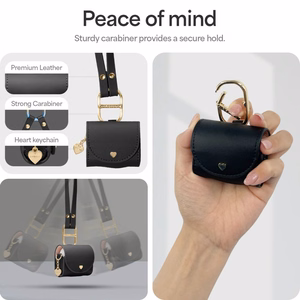 Spigen Cyrill Mini Krepšys AirPods 4 - Juodas