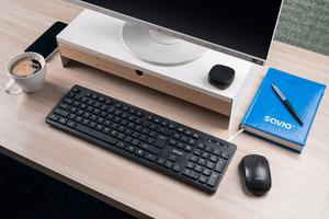 Savio KB-02 klaviatūra namai/biuras USB QWERTY juoda