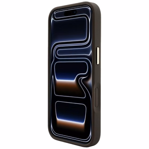 Guess Embossed 4G Classic MagSafe dėklas, skirtas iPhone 17 Pro Max / 18 Pro Max, rudas