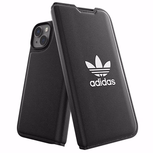 Adidas OR Dėklas telefonui Booklet BASIC iPhone 14 6.1" juodas/baltas 50181
