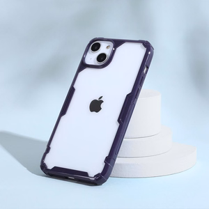 Nillkin Nature Pro dėklas telefonui iPhone 14 Plus, šarvuotas dangtelis, mėlynas