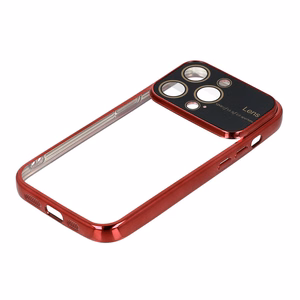 Electro objektyvo dėklas telefonui Iphone 15 Pro, vyšninė