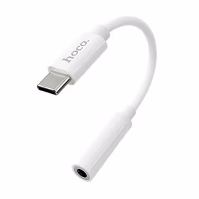 Adapteris HOCO USB Type-C (M) - ausinių jungtis 3.5mm (F)