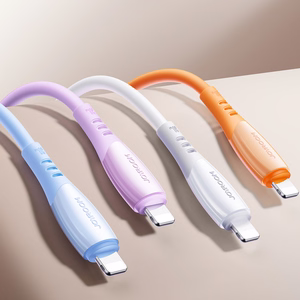 Joyroom S-A59 Vibrant Series 30W USB-C - Lightning laidas 1.2m - oranžinis