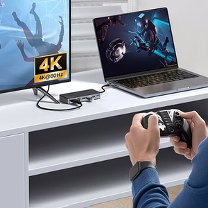 Orico OM28PR-G2 USB-C prijungimo stotelė su M.2 disko lizdu + 1 x USB-A 3.2 + 1x USB-C 3.2 + 2x USB-A 2.0 + 1x HDMI + 1x Ethernet - juoda