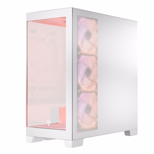 Modecom Volcano SPACE APEX ARGB MIDI „Midi Tower“ Balta