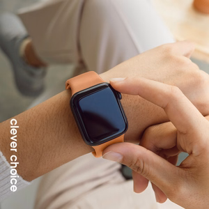 Crong Liquid Apple Watch dirželis, 38/40/41/42 mm, oranžinis