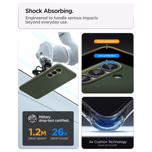 Spigen Nano Pop Mag MagSafe dėklas skirtas Samsung Galaxy S26 - žalias