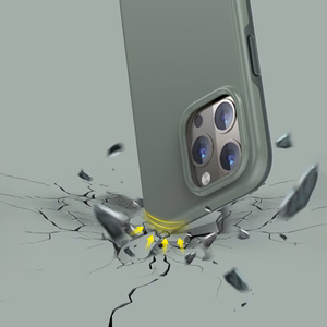 Dėklas telefonui iPhone 13 Pro – atsparus kritimui, skirtas MagSafe, juodas (PC0113-MFM-GN)