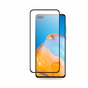 Crong 3D Armor Glass 9H grūdintas apsauginis ekrano stiklas, skirtas Huawei P40, su montavimo rėmeliu