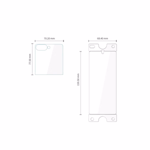 „Tech-Protect“ apsaugų rinkinys, skirtas „Samsung Galaxy Z Flip 7 / 8“: „Glass Fit+“ grūdintas stiklas, 2 vnt., ir „Hydro Flex+“ hidrogelio plėvelė, 2 vnt.