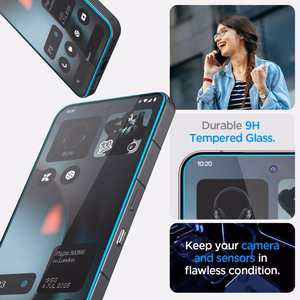 Spigen Glas.TR EZ Fit grūdintas stiklas 2 rinkinys telefonui Nothing Phone 3 - permatomas