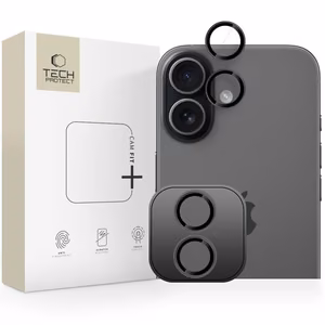 Tech-Protect Camring Fit+ kameros dangtelis iPhone 17 - juodas (m)