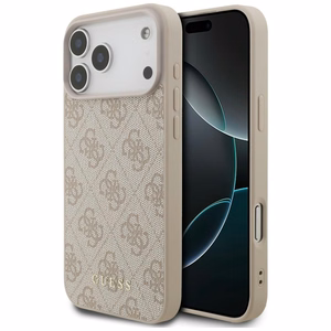 Guess 4G Classic dėklas, skirtas iPhone 17 Pro Max / 18 Pro Max – spalva: rožinė