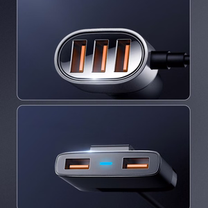 Įkroviklis automobilinis Joyroom (JR-CL03) (5xUSB 6.2A) juodas