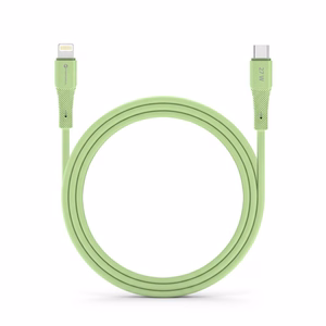 FORCELL F-ENERGY C346 kabelis Type C į Lightning PD 3A 27W Silicone 1 m žalias