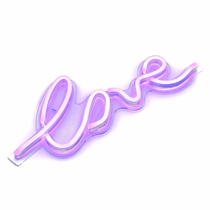 Neoninis LED ant USB - LOVE modelis