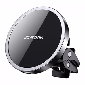 Automobilinis laikiklis Joyroom JR-ZS240 (belaidis įkrovimas 15W) (magnetinis / oro groteles)