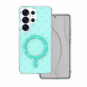 Bubble Dots Mag case for Samsung S26 Ultra green