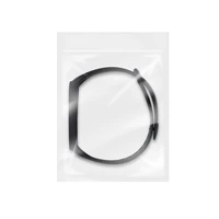 Silikoninis dirželis XIAOMI Mi Band 5 / 6 / 7 juodas (01)