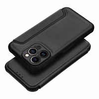 RAZOR knygos tipo dėklas telefonui iPhone 13 Pro juodas
