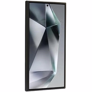 Audi tikros odos magnetinis MagSafe kietasis dėklas S24 Ultra S928 juodai raudonas AU-TPUPCS24U-R8/D3-RD