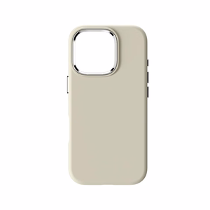 Чехол для iPhone 16 Pro Forcell F-Protect Frame Premium совместимый с MagSafe античный белый
