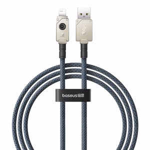 Baseus Unbreakable USB-A į Lightning laidas 1 m, 5V-2.4A, baltas
