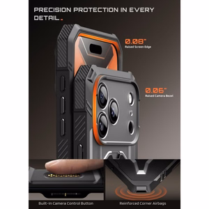Supcase Grip Pro Mag MagSafe dėklas iPhone 18 Pro Max / 17 Pro Max – juodas