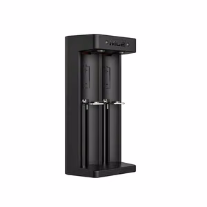 Įkroviklis Li-ion 18650 USB-C cilindrinėms baterijoms/elementams – 2 kanalai