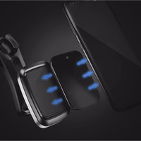 Ženklelis magnetiniam automobiliniam laikikliui juodas ir sidabrinis