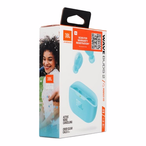 Wireless earphones ANC JBL Wave Buds 2 blue