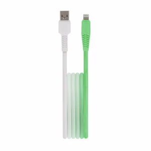 Setty кабель USB - Lightning 1,5 м 2,4A KGA-L-1.52420 мятно-белый градиент