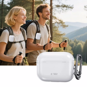 "Tech-Protect FlexAir" dėklas "AirPods Pro" - skaidrus
