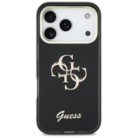 Guess IML 4G Script Metal case for iPhone 17 Pro Max - black