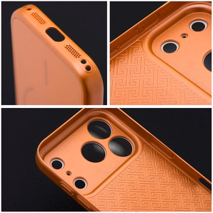 Dėklas MAKE 17 suderinamas su MagSafe skirtas IPHONE 11 Pro Max kosminė oranžinė