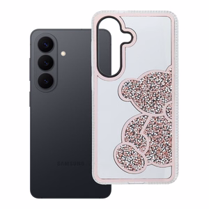 TEDDY BEAR dėklas telefonui SAMSUNG S26 Pro rožinis