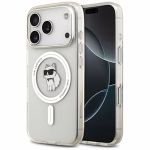 Karl Lagerfeld IML Choupette MagSafe чехол для iPhone 17 Pro Max - прозрачный