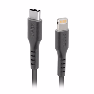 SBS TECABLELIGTC1K USB-C - Lightning kabelis 1 m - juodas