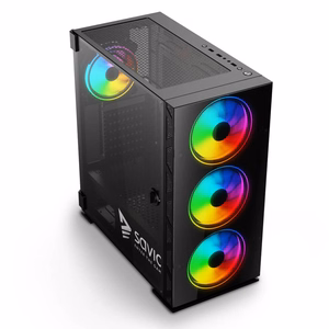 SAVIO Prime X1 ARGB Glass kompiuterio korpusas, juodas