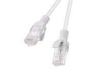 Lanberg komutacinis kabelis RJ45, 6 kat., UTP, 1 m, pilkos spalvos