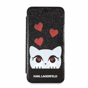 Karl Lagerfeld Valentine iPhone X/Xs dėklas telefonui - juodas
