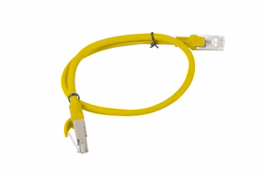 PATCHCORD KAT.5E UTP 2M geltonas FLUKE PASSED LANBERG 10-PACK