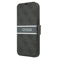 Guess GUBKP13X4GDGR iPhone 13 Pro Max 6,7" pilkas/grey book 4G Stripe