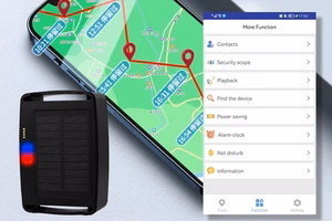 Gyvulių GPS sekimo įrenginys su saulės baterija